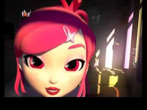 The animated performer from the Kalbim Duracak music video.