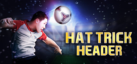 Hat Trick Header release artwork showing a football player heading a ball.